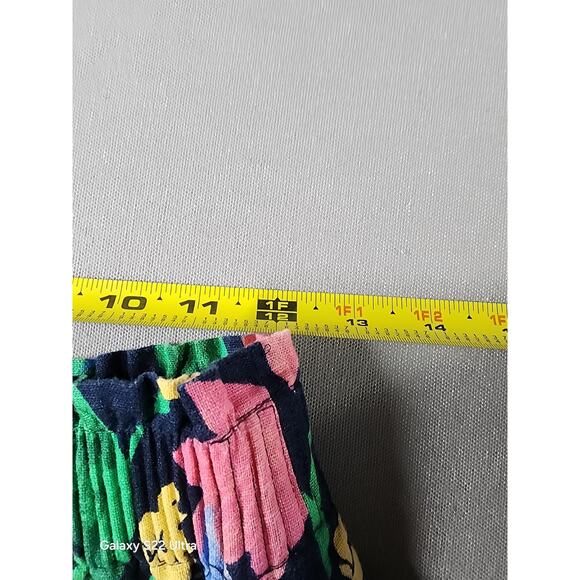 J. Crew Womans 2 Linen Blend Mini Pull-on Skirt Pull On Floral Hawaiian Coastal - Picture 5 of 8